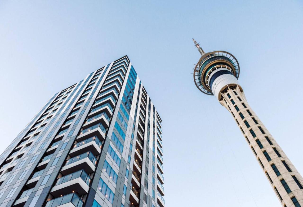 Modern 2 Bedroom Apartment 1 Minute To Skytower Auckland Esterno foto